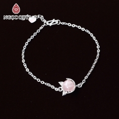 Vòng tay đá tự nhiên phối charm - Mẫu VC1279 - Ngọc Quý