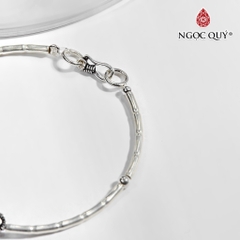 Vòng tay đá Thạch anh tự nhiên phối charm - Mẫu VC0131 - Ngọc Quý