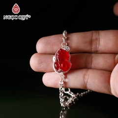 Lắc tay bạc tỳ hưu pha lê