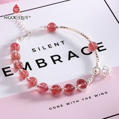 Vòng tay đá tự nhiên phối charm - Mẫu VC0956 - Ngọc Quý