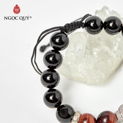 Vòng tay đá tự nhiên phối charm - Mẫu VC1012 - Ngọc Quý