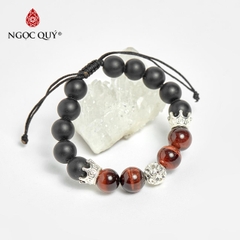 Vòng tay đá tự nhiên phối charm - Mẫu VC1013 - Ngọc Quý