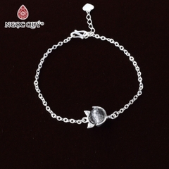 Vòng tay đá tự nhiên phối charm - Mẫu VC1279 - Ngọc Quý