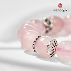 Vòng tay đá Thạch anh tự nhiên phối charm - Mẫu VC0112 - Ngọc Quý