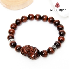 Vòng tay đá Thạch anh tự nhiên phối charm - Mẫu VC0170 - Ngọc Quý