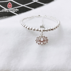 Vòng tay phối charm - Mẫu VC0950 - Ngọc Quý