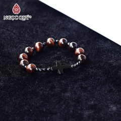 Vòng tay đá tự nhiên phối charm - Mẫu VC1141 - Ngọc Quý