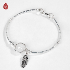 Vòng tay đá Thạch anh tự nhiên phối charm - Mẫu VC0123 - Ngọc Quý