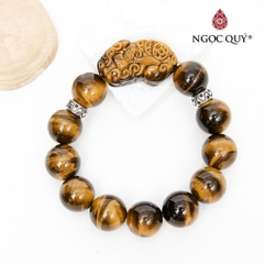 Vòng tay đá Thạch anh tự nhiên phối charm - Mẫu VC0170 - Ngọc Quý