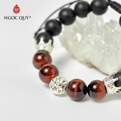 Vòng tay đá tự nhiên phối charm - Mẫu VC1013 - Ngọc Quý