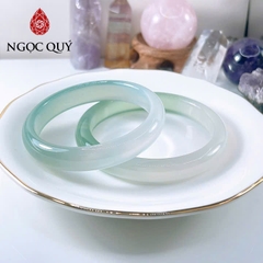 Vòng mã não - Vòng tay liền khối đá mã não uyên ương  - Ngọc Quý