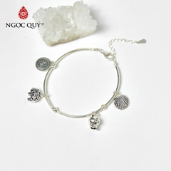Vòng tay phối charm - Mẫu VC0941 - Ngọc Quý