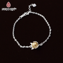 Vòng tay đá tự nhiên phối charm - Mẫu VC1279 - Ngọc Quý