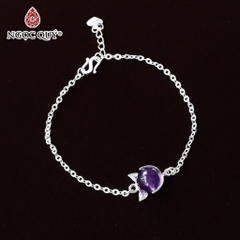 Vòng tay đá tự nhiên phối charm - Mẫu VC1279 - Ngọc Quý