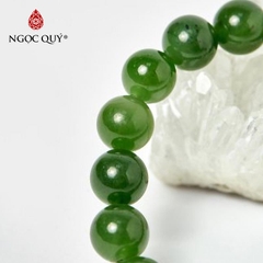 Vòng tay đá Ngọc bích tự nhiên phối charm - Mẫu VC0403 - Ngọc Quý
