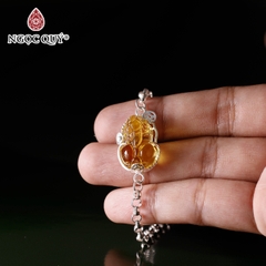 Lắc tay bạc tỳ hưu pha lê
