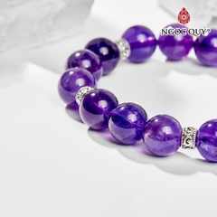 Vòng tay đá Thạch anh tự nhiên phối charm - Mẫu VC0136 - Ngọc Quý