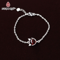 Vòng tay đá tự nhiên phối charm - Mẫu VC1279 - Ngọc Quý