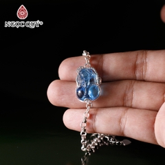 Lắc tay bạc tỳ hưu pha lê