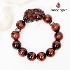 Vòng tay đá Thạch anh tự nhiên phối charm - Mẫu VC0170 - Ngọc Quý