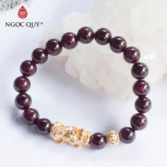 Vòng tay đá Thạch anh tự nhiên phối charm - Mẫu VC0115 - Ngọc Quý