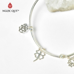 Vòng tay phối charm - Mẫu VC0968 - Ngọc Quý