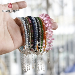 Vòng tay đá tự nhiên phối charm - Mẫu VC1145 - Ngọc Quý