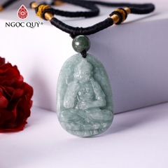 Mặt dây chuyền phật bản mệnh đá cẩm thạch nước ngọc