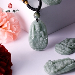 Mặt dây chuyền phật bản mệnh đá cẩm thạch nước ngọc