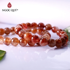 Vòng tay đá thạch anh tóc đỏ