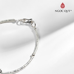 Vòng tay đá Thạch anh tự nhiên phối charm - Mẫu VC0131 - Ngọc Quý