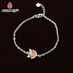 Vòng tay đá tự nhiên phối charm - Mẫu VC1279 - Ngọc Quý