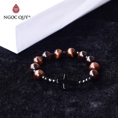 Vòng tay đá tự nhiên phối charm - Mẫu VC1141 - Ngọc Quý