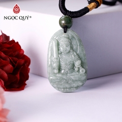 Mặt dây chuyền phật bản mệnh đá cẩm thạch nước ngọc