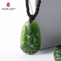 Mặt dây chuyền Phật bản mệnh đá ngọc bích
