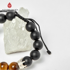 Vòng tay đá tự nhiên phối charm - Mẫu VC1013 - Ngọc Quý
