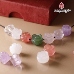 5 cái charm đá bánh xe xỏ vòng size 10x4mm
