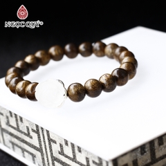 Vòng tay Trầm hương phối charm - Mẫu VC1245 - Ngọc Quý