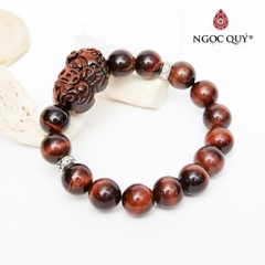 Vòng tay đá Thạch anh tự nhiên phối charm - Mẫu VC0170 - Ngọc Quý