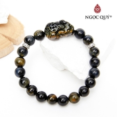 Vòng tay đá Thạch anh tự nhiên phối charm - Mẫu VC0170 - Ngọc Quý