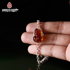 Lắc tay bạc tỳ hưu pha lê