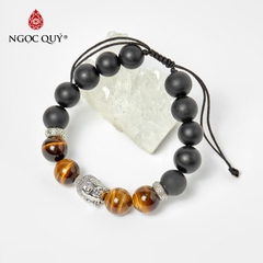Vòng tay đá tự nhiên phối charm - Mẫu VC1012 - Ngọc Quý