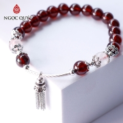 Vòng tay đá tự nhiên phối charm - Mẫu VC1198- Ngọc Quý