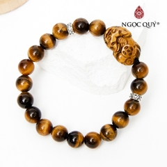 Vòng tay đá Thạch anh tự nhiên phối charm - Mẫu VC0170 - Ngọc Quý