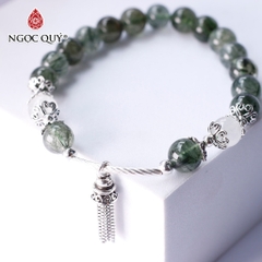 Vòng tay đá tự nhiên phối charm - Mẫu VC1198- Ngọc Quý