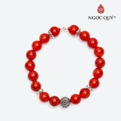 Vòng tay đá Thạch anh tự nhiên phối charm - Mẫu VC0122 - Ngọc Quý