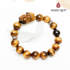 Vòng tay đá Thạch anh tự nhiên phối charm - Mẫu VC0170 - Ngọc Quý