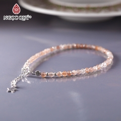Vòng tay đá tự nhiên phối charm - Mẫu VC1145 - Ngọc Quý