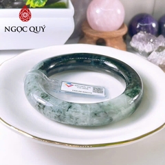 Vòng cẩm thạch A Myanmar - Ngọc phỉ thúy type A bản hẹ sơn thủy ni 58- 66 LM154 - Ngoc Quý