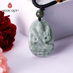 Mặt dây chuyền phật bản mệnh đá cẩm thạch nước ngọc